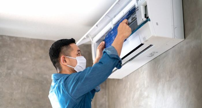 Air conditioner cleaning bangkok - aircon AC fix repair install service